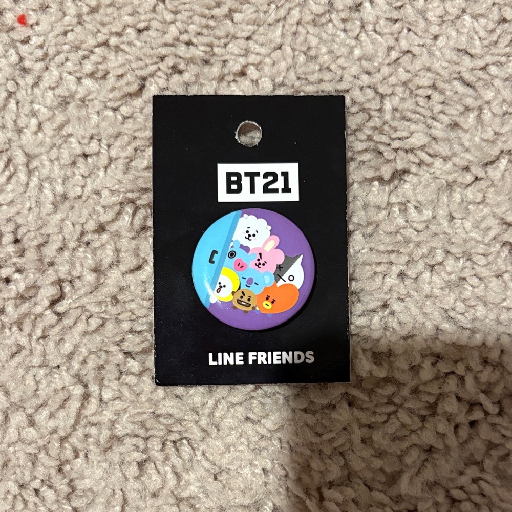 BT21 Line Friends Button Badge